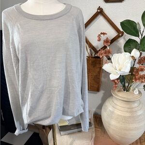 Lululemon Athletica Light Gray Sweatshirt